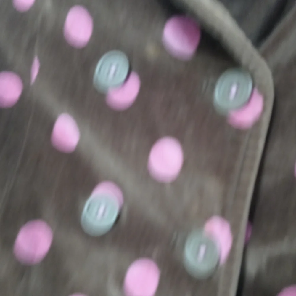 Mini Boden girls 4-5yr Brown/Pink Velour Double Breasted Long Sleeve Dress Coat